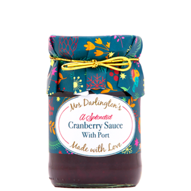 Mrs Darlington's Cranberry Sauce with Port 200G ( BBD 31/10/2027 )