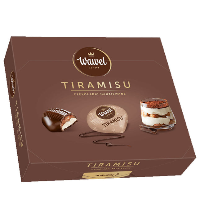Wawel Pralines with Tiramisu Filling Chocolate 330G ( BB 30/03/2026 )