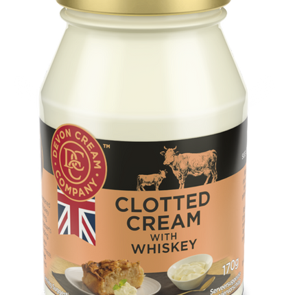 Devon Cream Company Clotted Cream with Whisky 170G ( BB 31/08/2026 ) Refrigerated Deli For Local Pick-Up Only