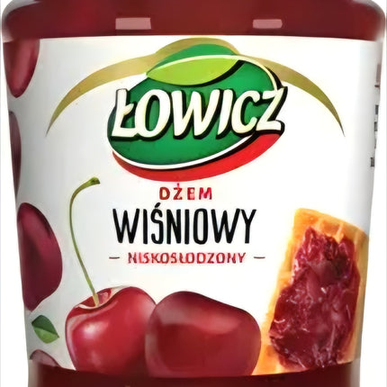 Lowicz Cherry Jam Low Sugar 280G ( BBD 05/2027 )