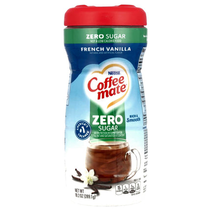 Nestle Coffee Mate Powder Creamer France Vanilla Zero Sugar 15oz 425G ( BB 22/09/2027 )