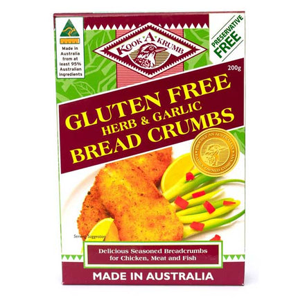 Kook A Krumb Gluten Free Breadcrumbs 200G ( BB 31/12/2027 )