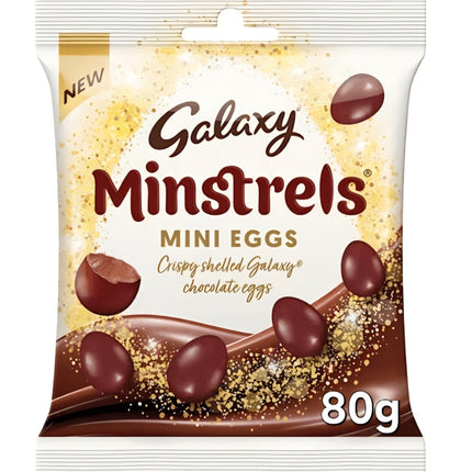 Galaxy Minstrels Chocolate Mini Easter Egg 80G ( BB 31/07/2026 )
