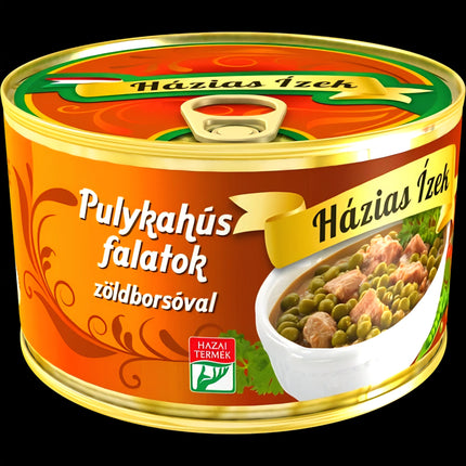Hazias izek Turkey Meat with Green Peas 400G ( BBD 31/12/2028 )