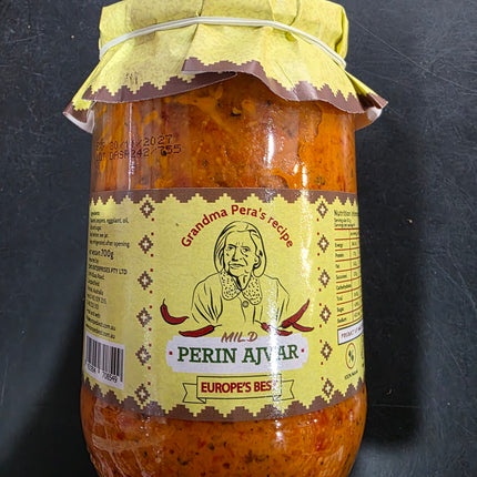 Europe's Best Grandma Pera's Recipe Perin Ajvar Mild 700G ( BB 30/11/2027 )