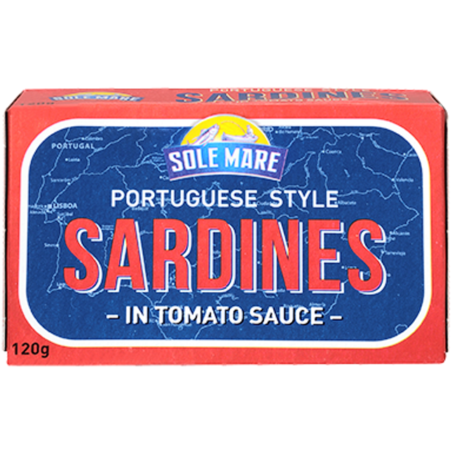 Sole Mare Portuguese Style Sardin Tomato Sauce 120G ( BB 30/06/2030 )