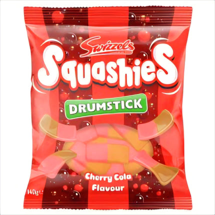 Swizzels Squashies Cherry Cola Flavours 140G ( BBD 01/10/2027 )