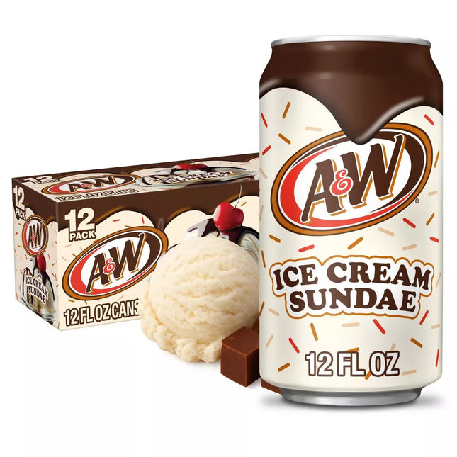 A&W Ice Cream Sundae 355ml ( BB 30/06/2026 )