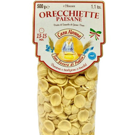 Cara Nonna Orecchiette Paesane Pasta 500G ( BB 06/02/2028 )