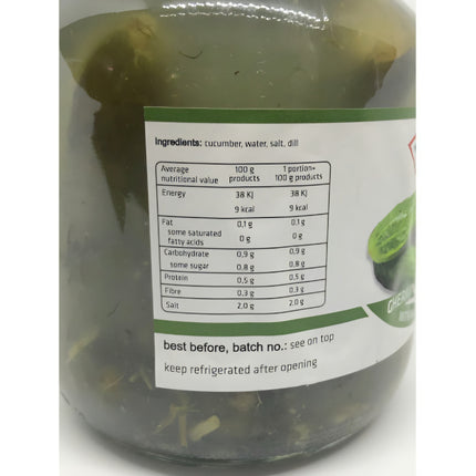 Eurogarden Fermented Hungarian Style Gherkins 680G ( BB 29/09/2028 )
