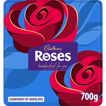 Cadbury Roses Chocolate Christmas Tin 700G  ( BB 31/03/2026  )