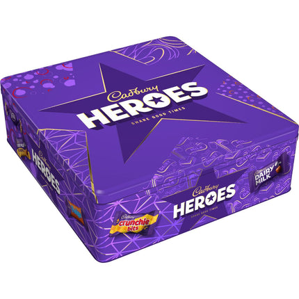 Cadbury Heroes Assorted Chocolate Favourites Tin 750G ( BB 29/02/2026 )