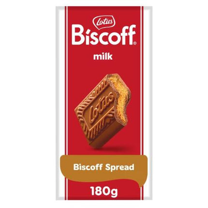 Lotus Biscoff Milk Chocolate Bar With Biscoff Spread 180G ( BB 03/07/2026 )
