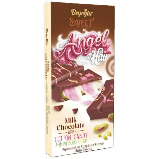 Beyoglu Dubaco Angel Hair Dubai Milk Chocolate with Cotton Candy & Pistachio Cream 170G ( BB 04/09/2026 )