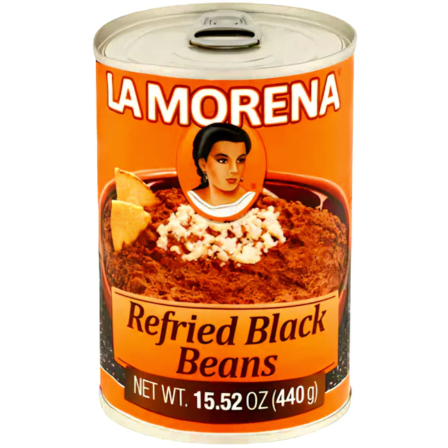 La Morena Refried Black Beans 440G ( BB 30/10/2029 )
