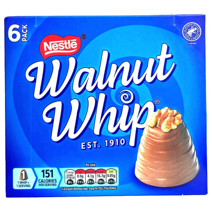 Walnut Whip 6 Pack 180G ( BB 30/05/2026 )