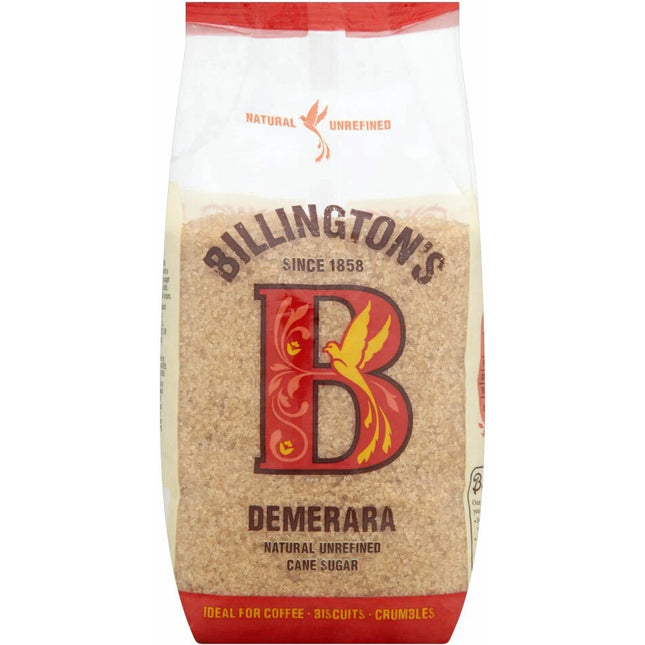 Billington's Demerara Natural Unrefinded Cane Sugar 1Kg ( BB 30/04/2027 )