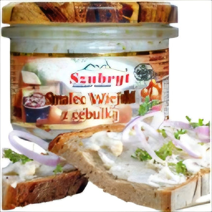 Szubryt Country Lard with Onion Smalec Wiejski z Cebulka 180G ( BB 03/02/2028 )