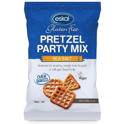 Eskal Gluten-Free Sea Salt Pretzel Party Mix 300G ( BB 25/05/2026 )
