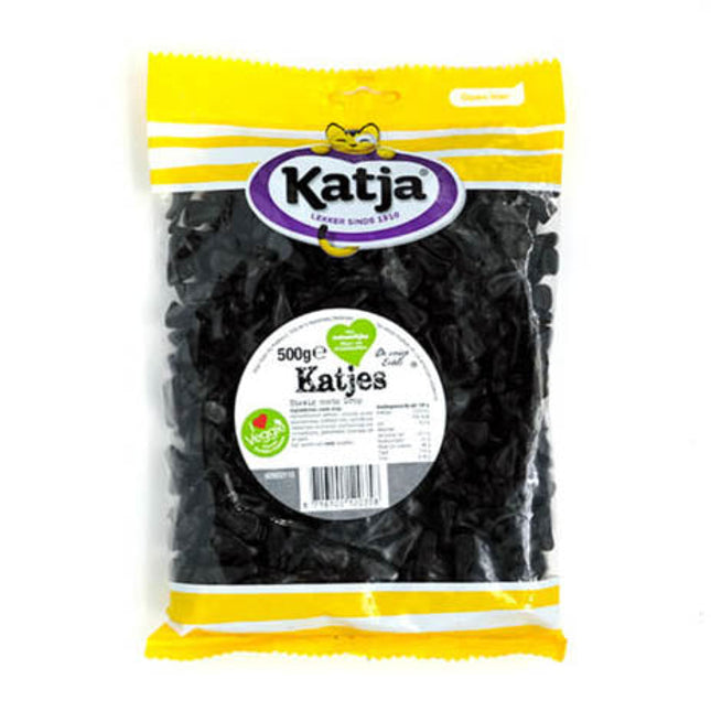 Katja Katjesdrop / Cat Shaped Licorice 500G Vegan ( BB 30/05/2026 )