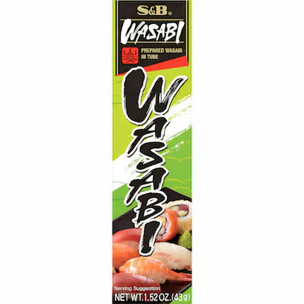 S&B Japanese Wasabi Paste in Tube 43G ( BB 02/07/2027 )