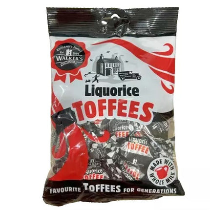 Walker's Liquorice Toffees 150G ( BB 11/12/2024 )