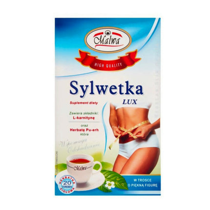 Malwa Sylwetka Lux Slim Herbal Tea 20 Tea Bags 40G ( BB 08/2025 )