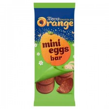 Terry's Chocolate Orange Mini Eggs Bar 90G ( BB 28/01/2025 )