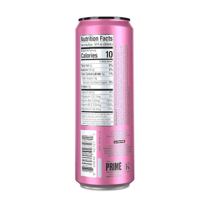 Prime Energy Drink Strawberry Watermelon Sugar Zero Sugar 355ml ( BB 02/01/2025 )