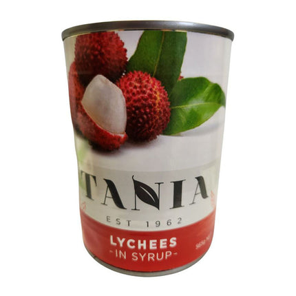 Tania Lychees In Syrup 565G ( BB 24/06/2025 )