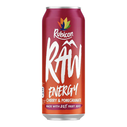 Rubicon Raw Energy Cherry & Pomegranate 500ml UK ( BB 04/2024 )