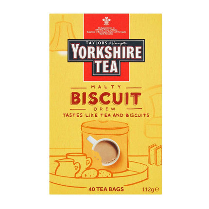 Yorkshire Malty Biscuit Brew 40 Tea Bags ( BB 06/2025 )