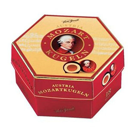 Victor Schmidt Mozart Kugeln Chocolate Balls Box 18'S 297G Austria ( BB 14/05/2026 )