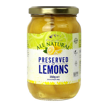 All Natural Preserved Lemons 350G ( BB 13/04/2025 )