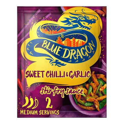 Blue Dragon Stir Fry Sweet Chilli & Garlic Sauce 120G ( BB 30/01/2028 )