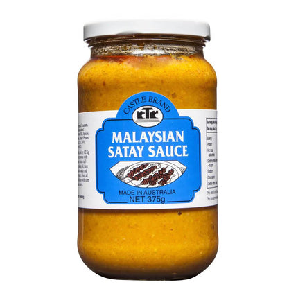 Castle Brand Malaysian Satay Sauce 375G Australia ( BB 17/10/2025 )
