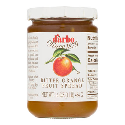 D'arbo Bitter Orange Fruit Spread 454G ( BB 18/07/2025 )