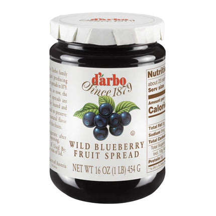 D'arbo Wild Blueberry Fruit Spread 454G ( BB 20/07/2024 )