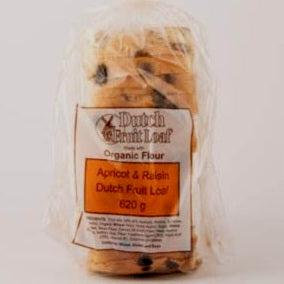 Dutch Organic Fruit Loaf Apricot and Raisin 620G ( BB 21/08/2024 )