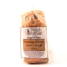 Dutch Organic Fruit Loaf Cinnamon & Raisin 620G ( BB 21/09/2024 )