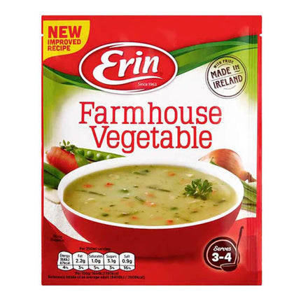 Erin Irish Farmhouse Vegetable Soup 75G ( BB 31/01/2025 )