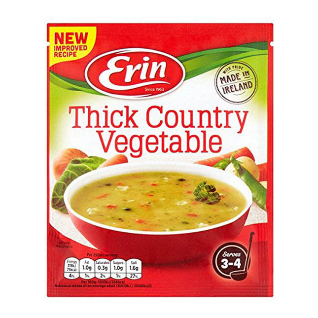 Erin Irish Thick Country Vegetable Soup 75G ( BB 12/05/2027 )