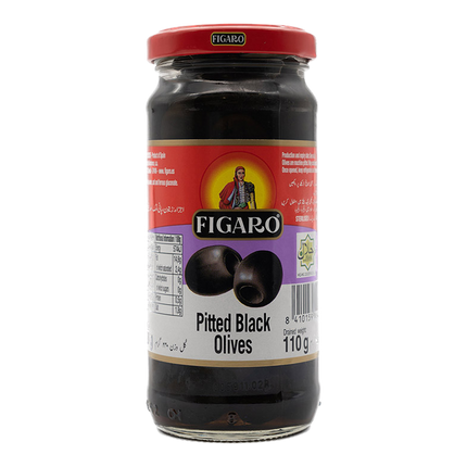 Figaro Pitted Black Olives 240G ( BB 06/06/2025 )