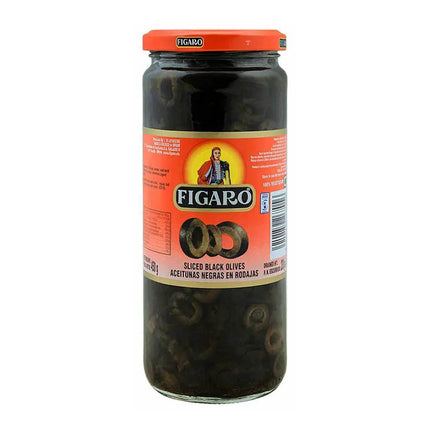 Figaro Sliced Black Olives 240G ( BB 06/06/2025 )