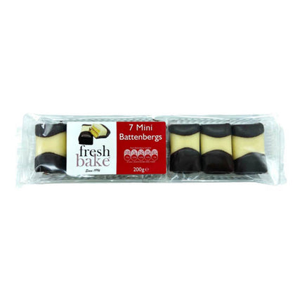 Fresh Bake 7 Mini Battenbergs 200g ( BB 14/02/2025 )