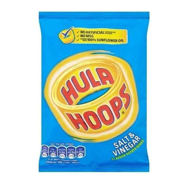Hula Hoops Salt & Vinegar 34G ( BB 07/03/2026 )