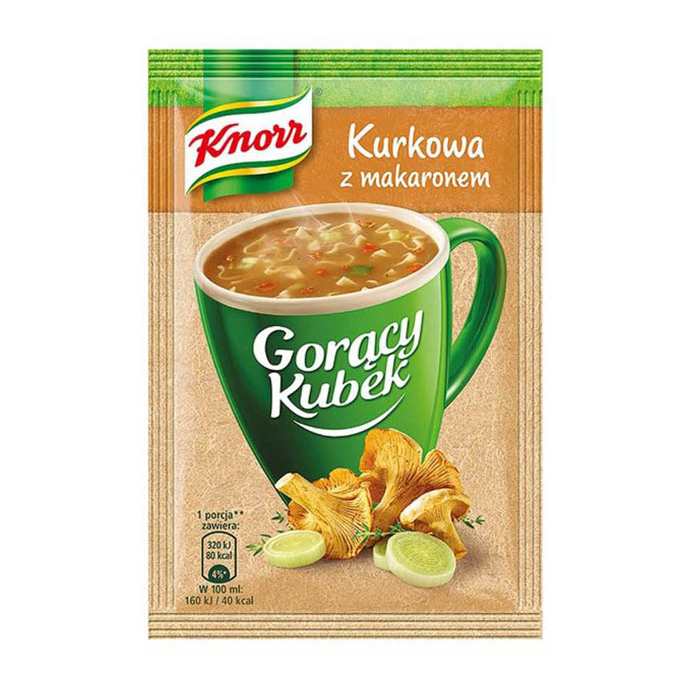 Knorr Kurkowa Chanterelle Mushroom Instant Soup 13g ( BB 07/2024