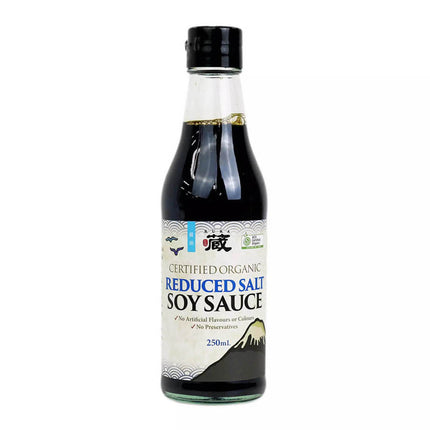 Kura Organic Salt Reduced Soy Sauce 250ml ( BB 10/08/2023 )