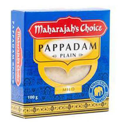 Maharajah's Choice Pappadam Plain 100g ( 25/02/2025 )