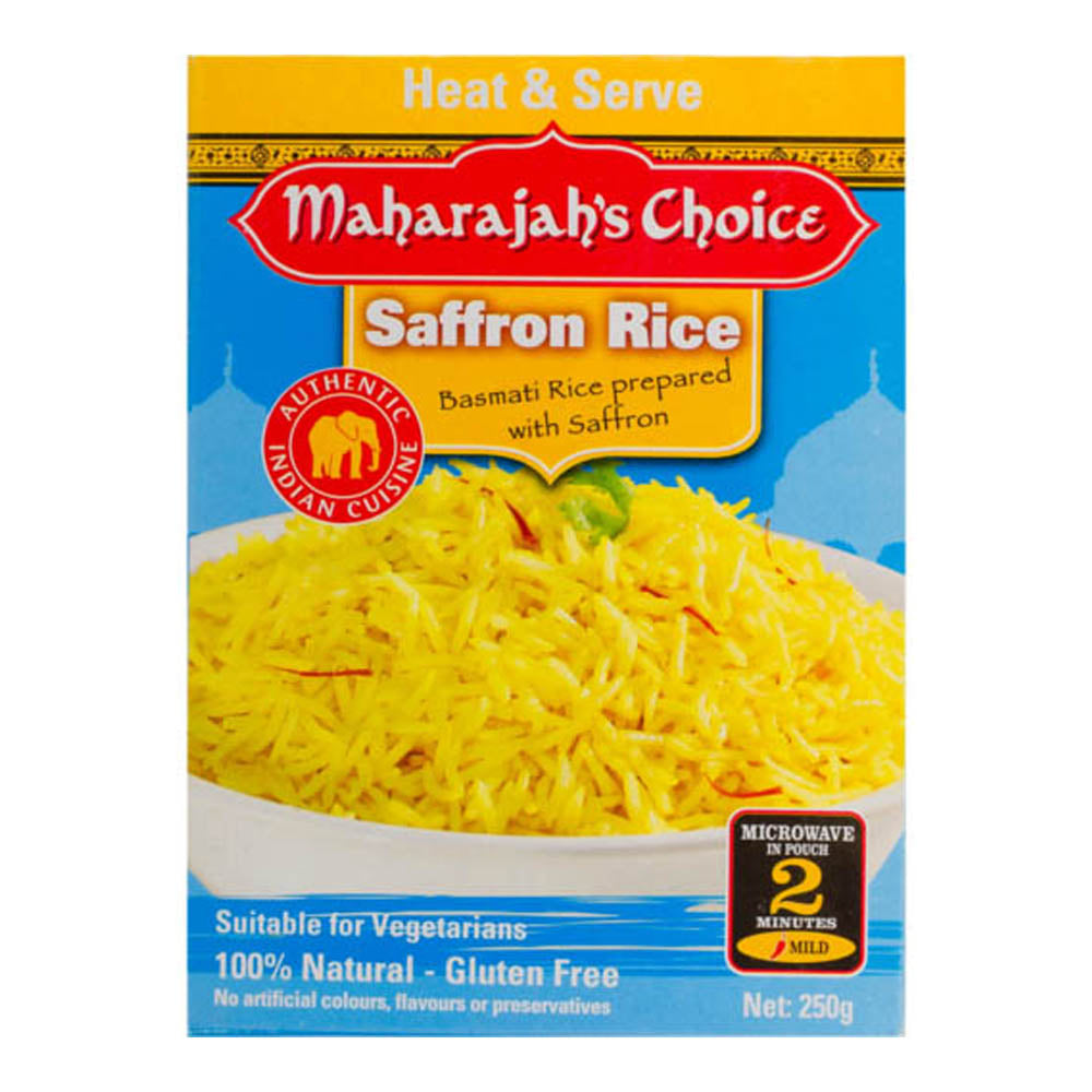 Maharajah's Choice Saffron Rice Prepared with Saffron 250G ( BB 22/10 ...